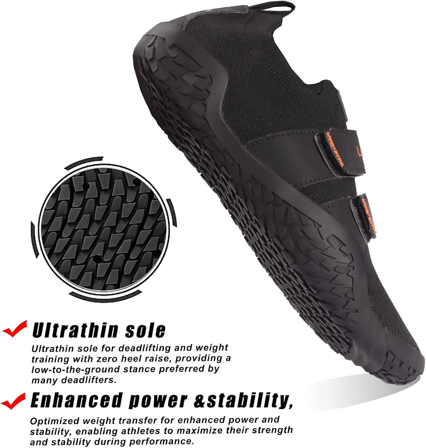Deadlift Shoes Cross-Trainer|Barefoot & Minimalist Shoe|Fitness Shoes