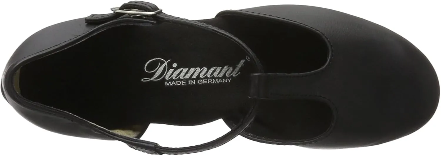 Diamant Ladies Dance Shoes 001-103-040 - Nubuk Black - 3,7 cm Cuban