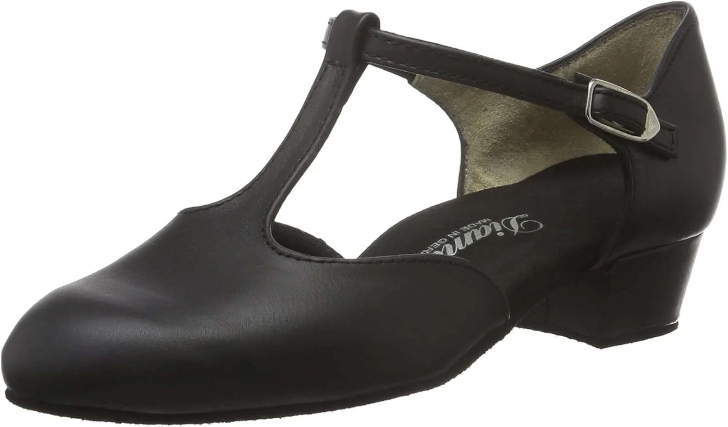 Diamant Ladies Dance Shoes 001-103-040 - Nubuk Black - 3,7 cm Cuban