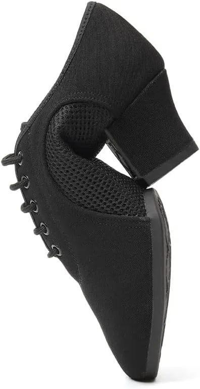 DKZSYIM Men and Women's Boost Dance Sneaker Modern Jazz Ballroom Performance Dance-Sneakers Sports Shoes,Model LHD-NJB