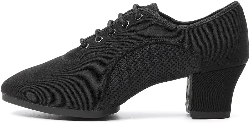 DKZSYIM Men and Women's Boost Dance Sneaker Modern Jazz Ballroom Performance Dance-Sneakers Sports Shoes,Model LHD-NJB