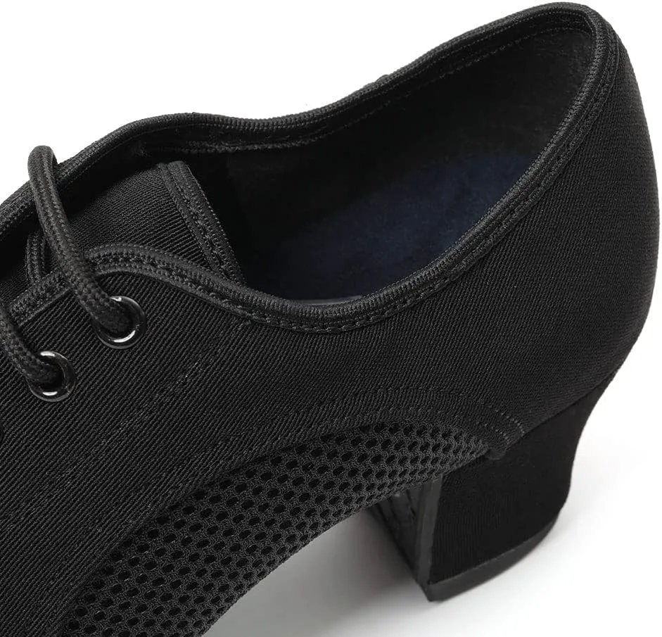DKZSYIM Men and Women's Boost Dance Sneaker Modern Jazz Ballroom Performance Dance-Sneakers Sports Shoes,Model LHD-NJB