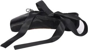 DKZSYIM Women's&Girls Pink Ballet Pointe Shoes with Ribbon Ballet Dance Toe Shoes Ballroom Performance Shoes,Model ZJBL