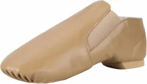 Dynadans Unisex PU Leather Upper Slip-on Jazz Shoe with Elastics for Women and Men's Dance Shoes UG