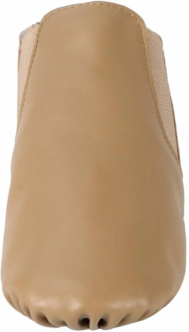Dynadans Unisex PU Leather Upper Slip-on Jazz Shoe with Elastics for Women and Men's Dance Shoes UG