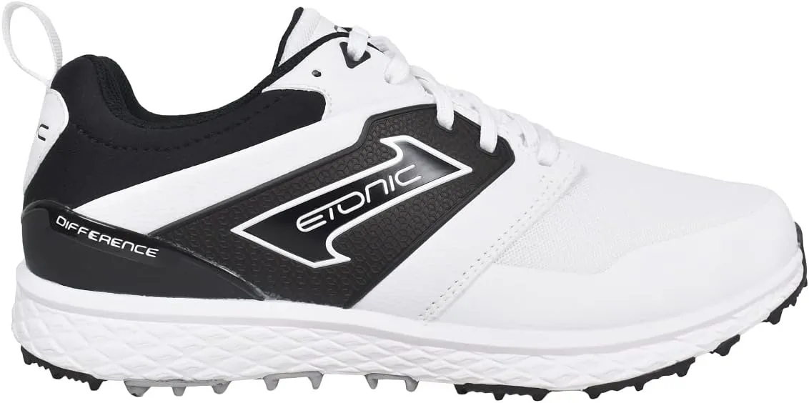 Etonic Golf Difference 2.0 Spikeless Shoes White/Black Size 7.5 Medium