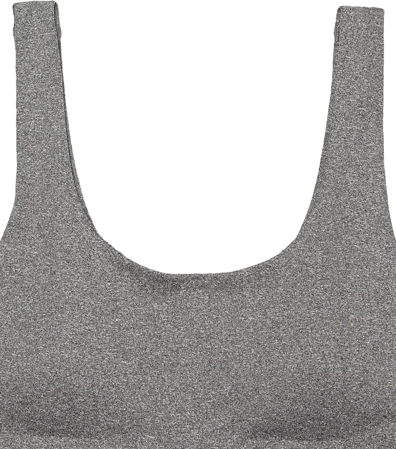 Fruit of the Loom Girls Invisible Scoop Neck Bralette, 2-Pack