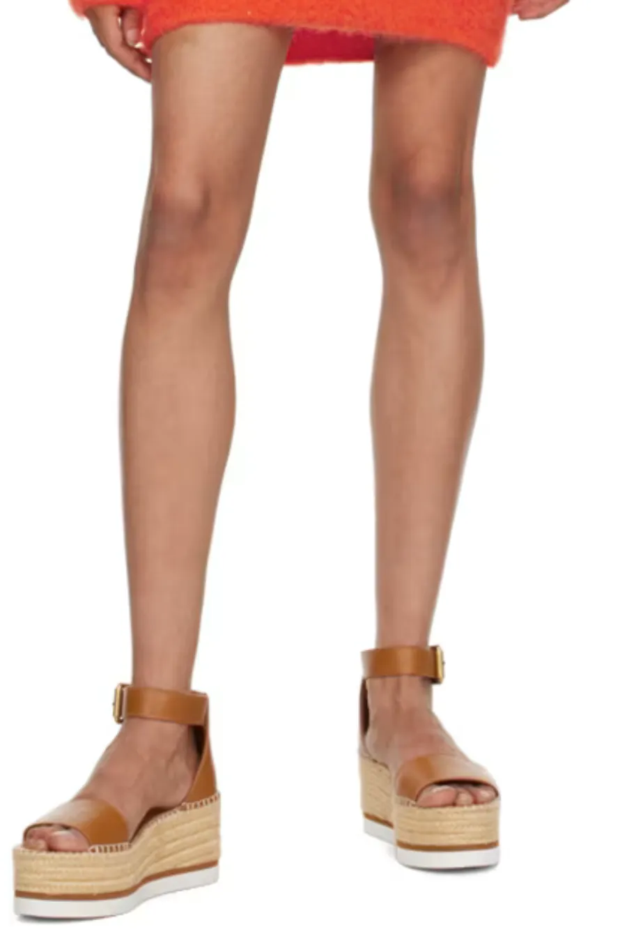 Glyn Platform Espadrille Tan