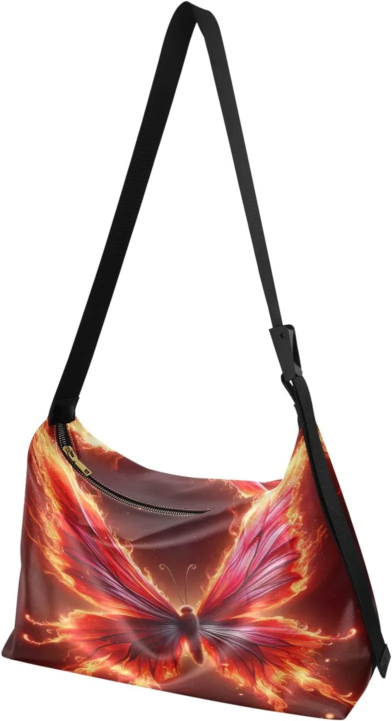 Head of a Zebra Leather Shoulder Bag, Cross Body Shoulder Bag for Men, Pu Leather Shoulder Bag