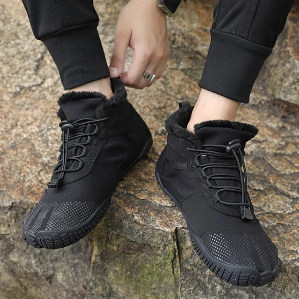 Hike Winter Footwear Barefoot Shoes Women, Winter Barefoot Shoes Wide Toe Box Men, Non-Slip & Waterproof Barefoot Boots Walking