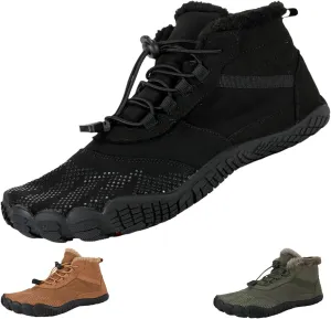 Hike Winter Footwear Barefoot Shoes Women, Winter Barefoot Shoes Wide Toe Box Men, Non-Slip & Waterproof Barefoot Boots Walking