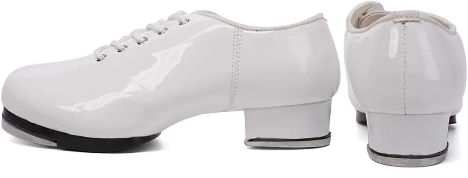 HIPPOSEUS Jazz Tap Dance Shoes with Split Sole for Men