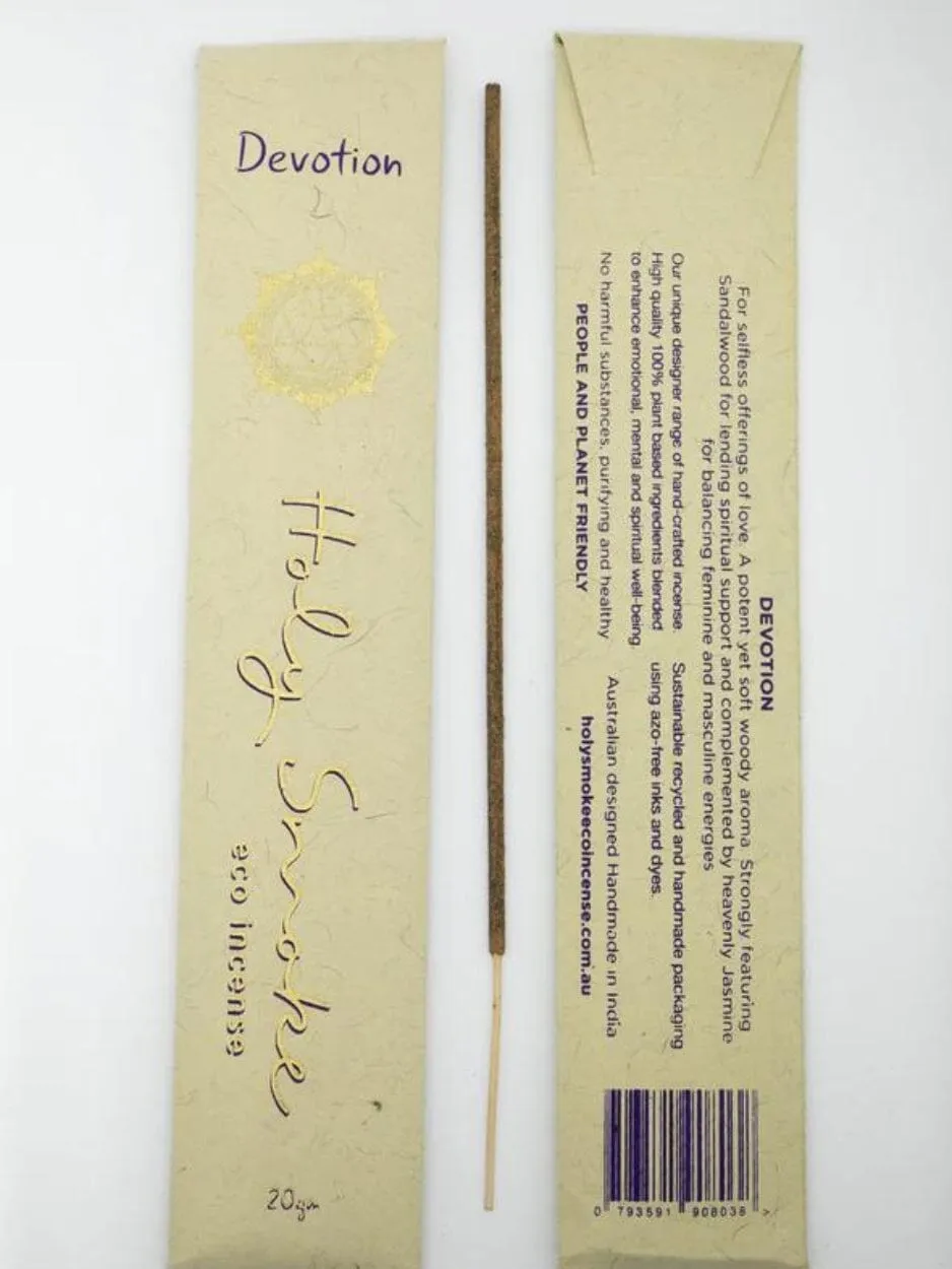 Holy Smoke Incense - Devotion - Eco-friendly / Low tox