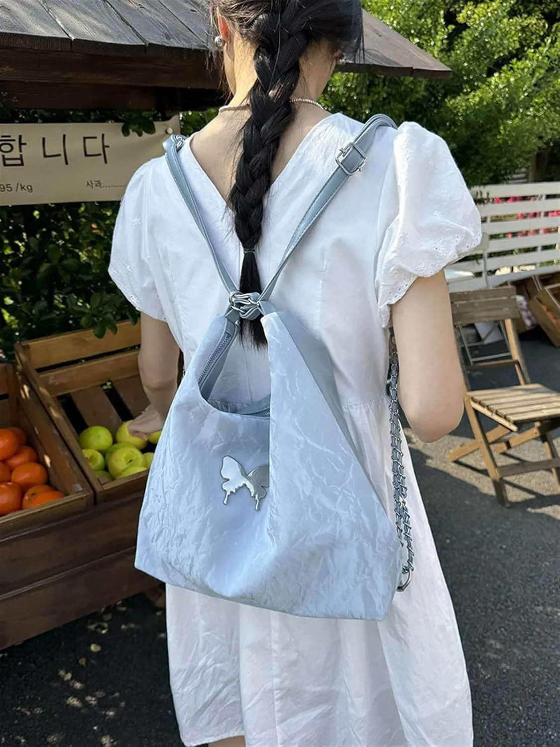 Ladies shoulder bag shoulder bag commuter bucket bag