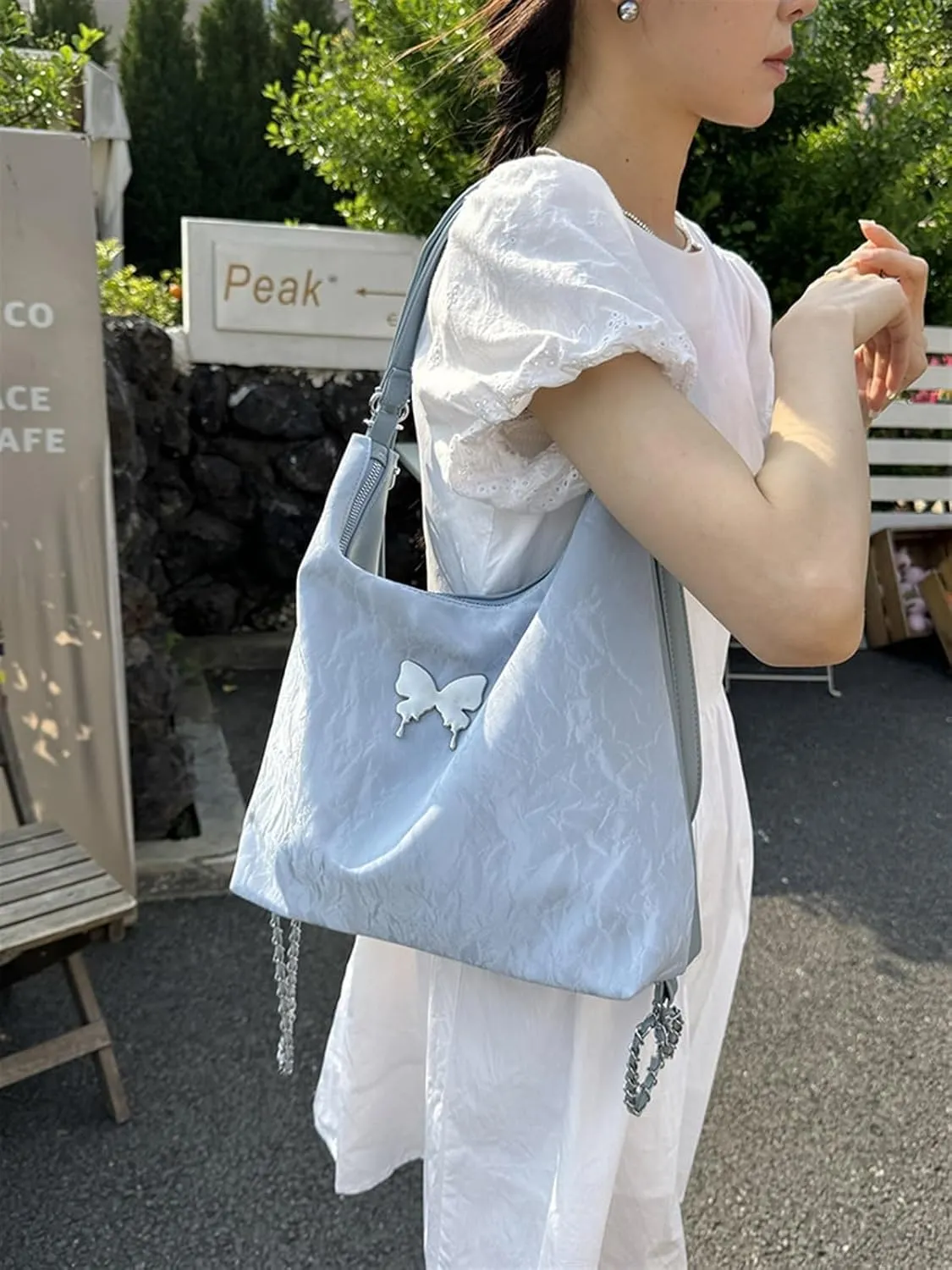 Ladies shoulder bag shoulder bag commuter bucket bag