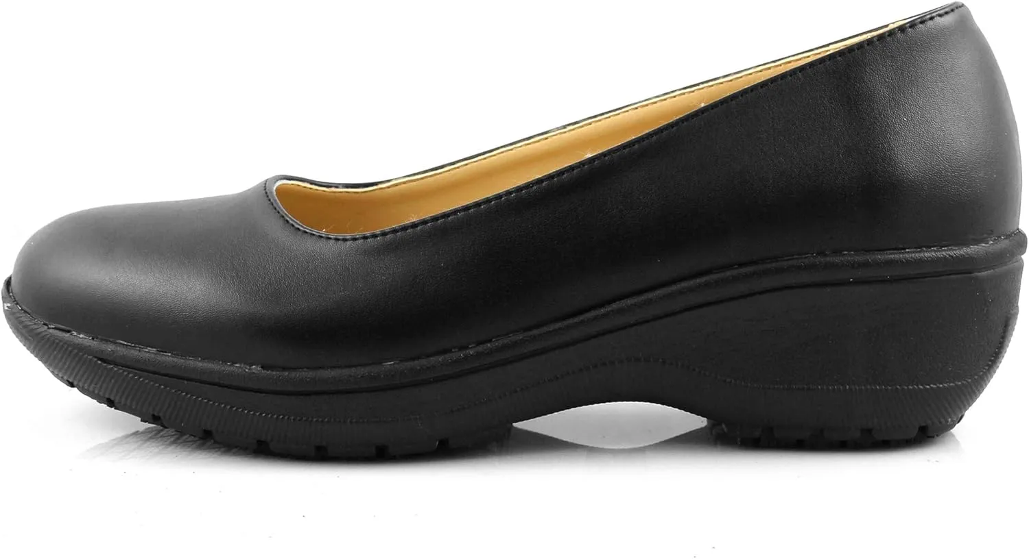 Laforst Darling Manmade Upper Nonslip Waitress Server Fashion Slip On Shoes
