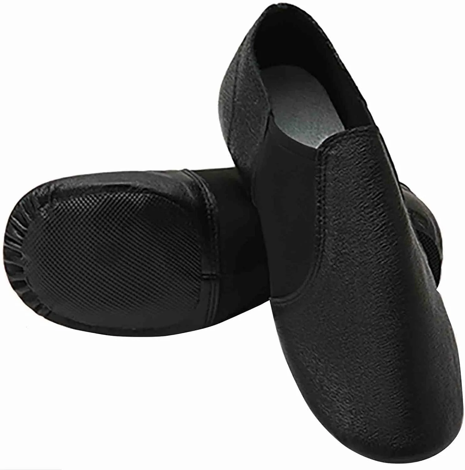 Leather Jazz Dance Shoe Slip On for Girls and Boys (Toddler/Little Kid/Big Kid)