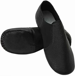 Leather Jazz Dance Shoe Slip On for Girls and Boys (Toddler/Little Kid/Big Kid)