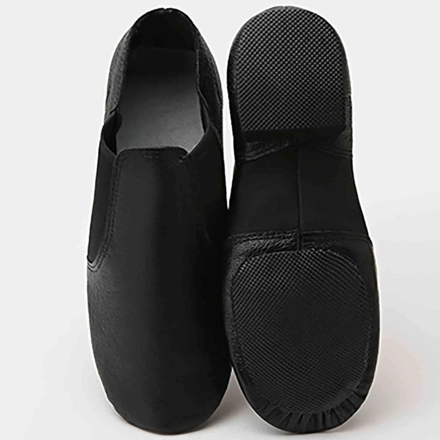 Leather Jazz Dance Shoe Slip On for Girls and Boys (Toddler/Little Kid/Big Kid)