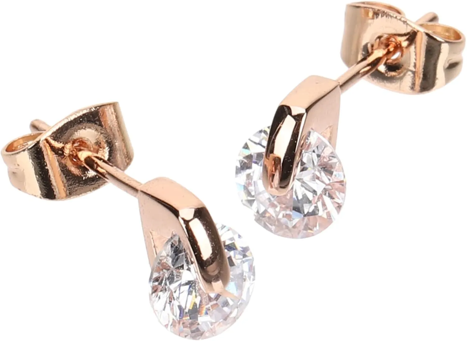 LIFKOME Minimalist Cz Earrings for Women Fashion Stud Earrings Set Unique Design