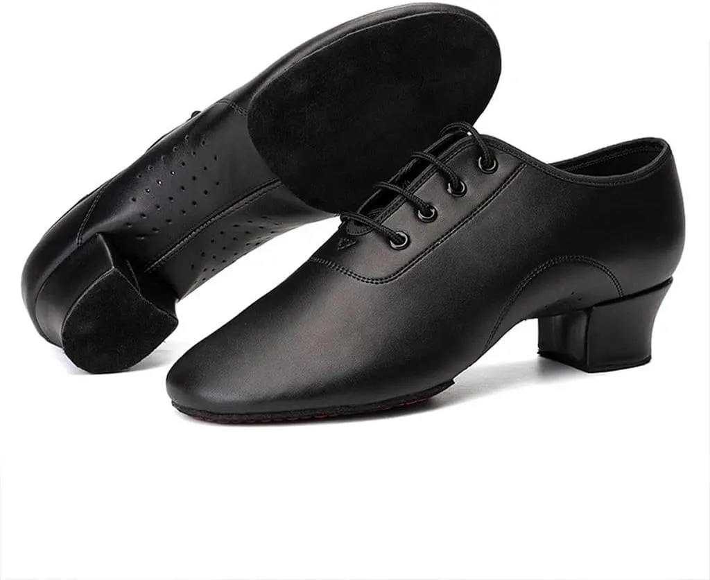 Men Latin Dance Shoes Ballroom Shoes Tango Dance Shoes for Modern/Jazz Dance Sneaker Low Heel 3.5cm Dance Shoes Size35-44(38)