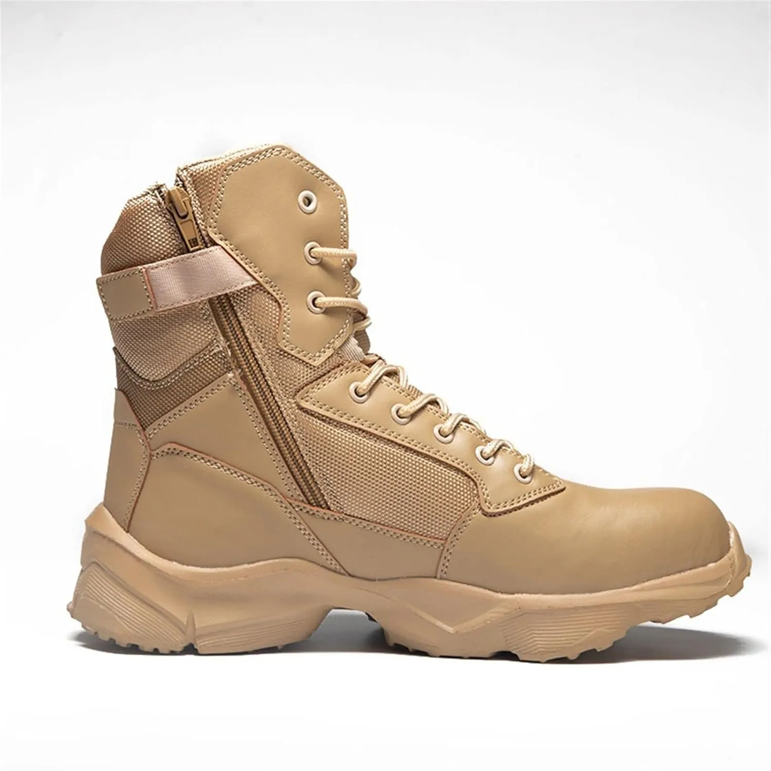 Men winter boots Waterproof Men Boots Safety Shoes Security Steel Toe Cap Boots Working Steel Toe Anti-Smashing Men's Work Boots