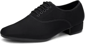 Men's Ballroom Dance Shoes 1" Heel Latin Tango Morden Rumba Shoes Dancing Shoes Breathable Practice Dance Shoes for Men