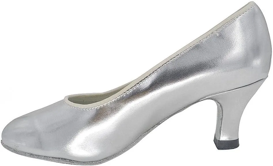 Misu Women's Closed Toe Suede Sole Latin Salsa Tango Practice Ballroom Dance Shoes with 2.7" Heel