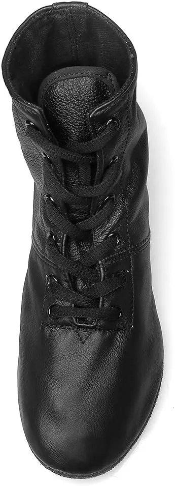 MSMAX Leather Jazz Dance Shoes Ballet Practice Performa Sneakers for Kids