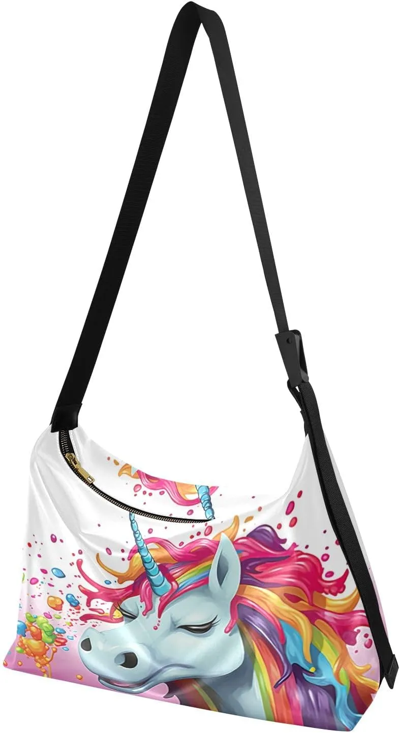 Oldstyle African Textile Leather Shoulder Bag, Lightweight Shoulder Hobo Bag, Long Shoulder Bag Women