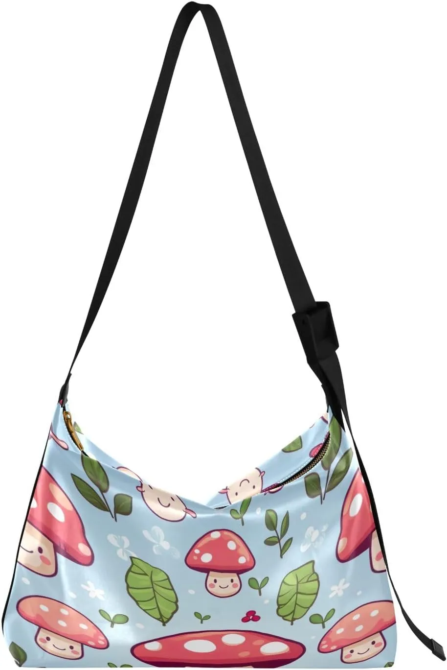 Oldstyle African Textile Leather Shoulder Bag, Lightweight Shoulder Hobo Bag, Long Shoulder Bag Women