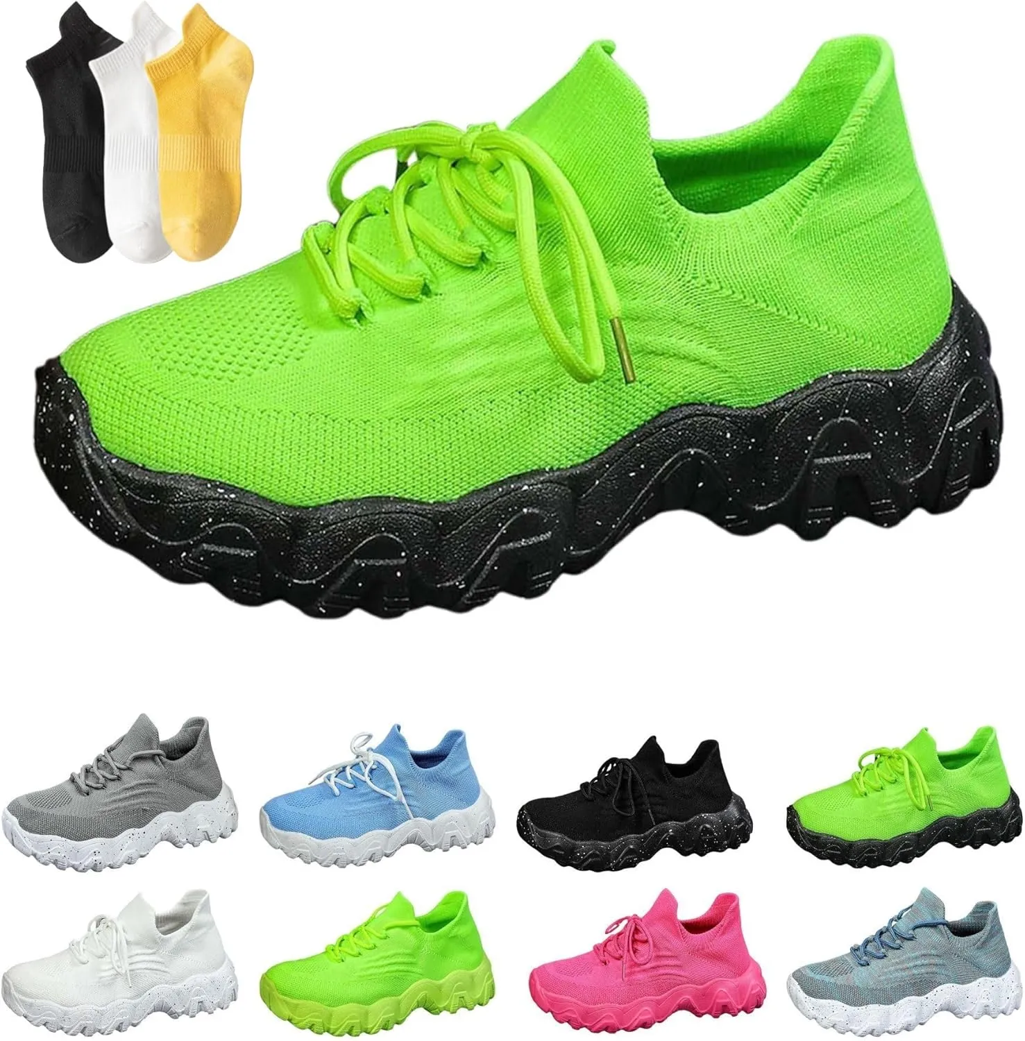 Ortho Pro Shoes for Women, Ortho Pro Women's Classic Shoes Lace Up, Nurse Babe Shoes, Womens Mesh Slip On Sneakers