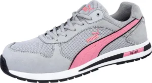 PUMA Women's Frontside Grey Pink Eh Industrial Shoe, 7.5