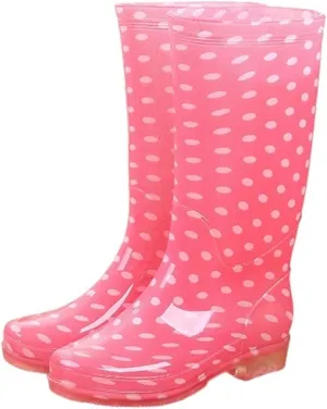 Rain Footwear, Women's Waterproof Rain Boots Women's Rain Boots Rainboots (Size : 6.5)