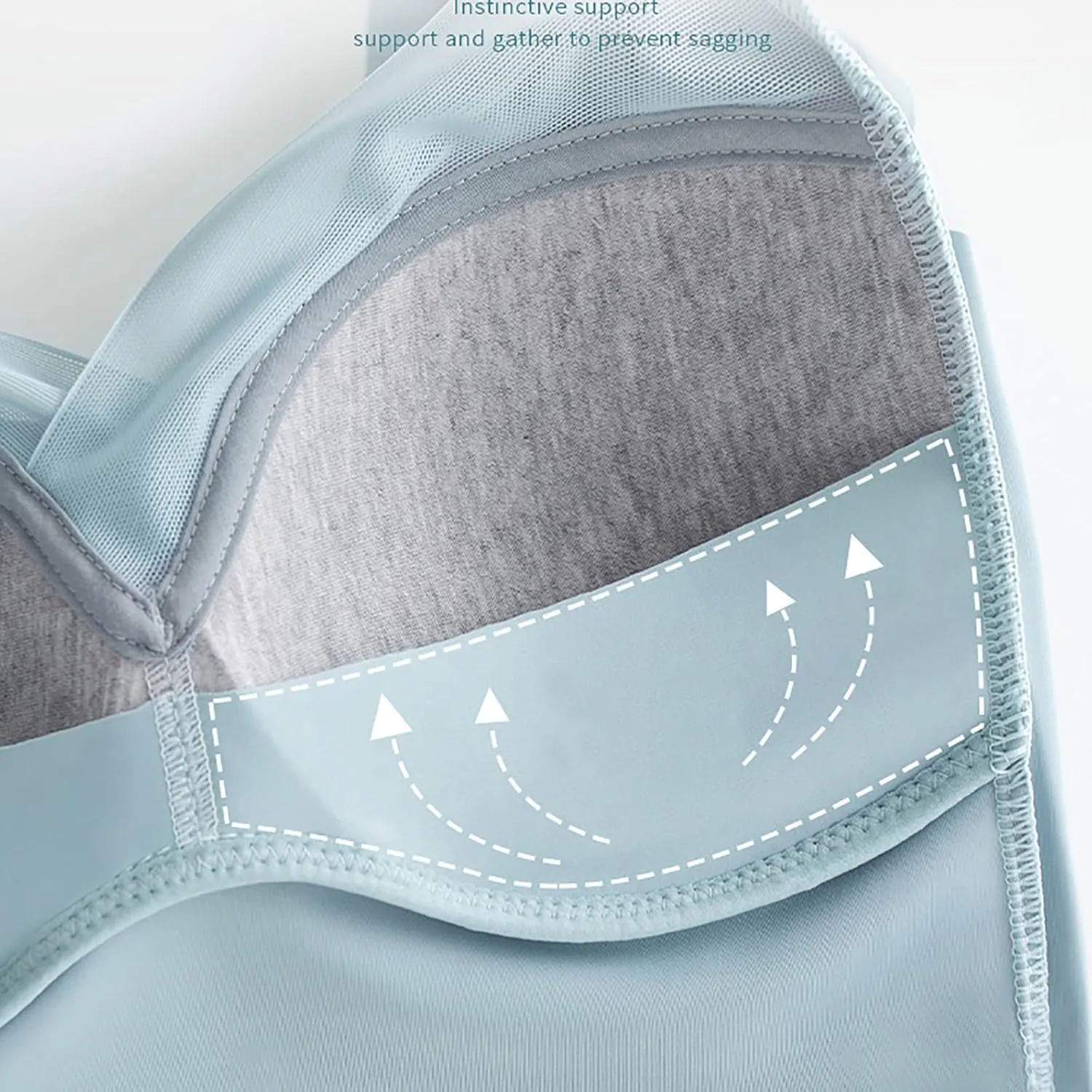 Seamless Sexy Push Up Bras for Older Women Wireless Forme Posture Correcting Sports Bra with Support Bra Seniors 2025