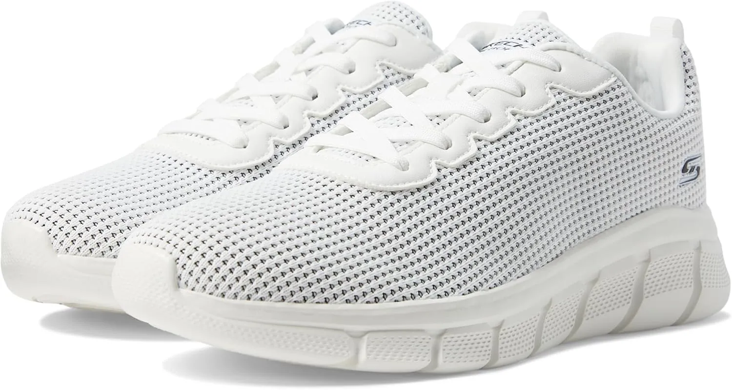 Skechers Women's Bobs Sport Sneakers  Visionary Essence Lace-up Knit, Vegan & Washable