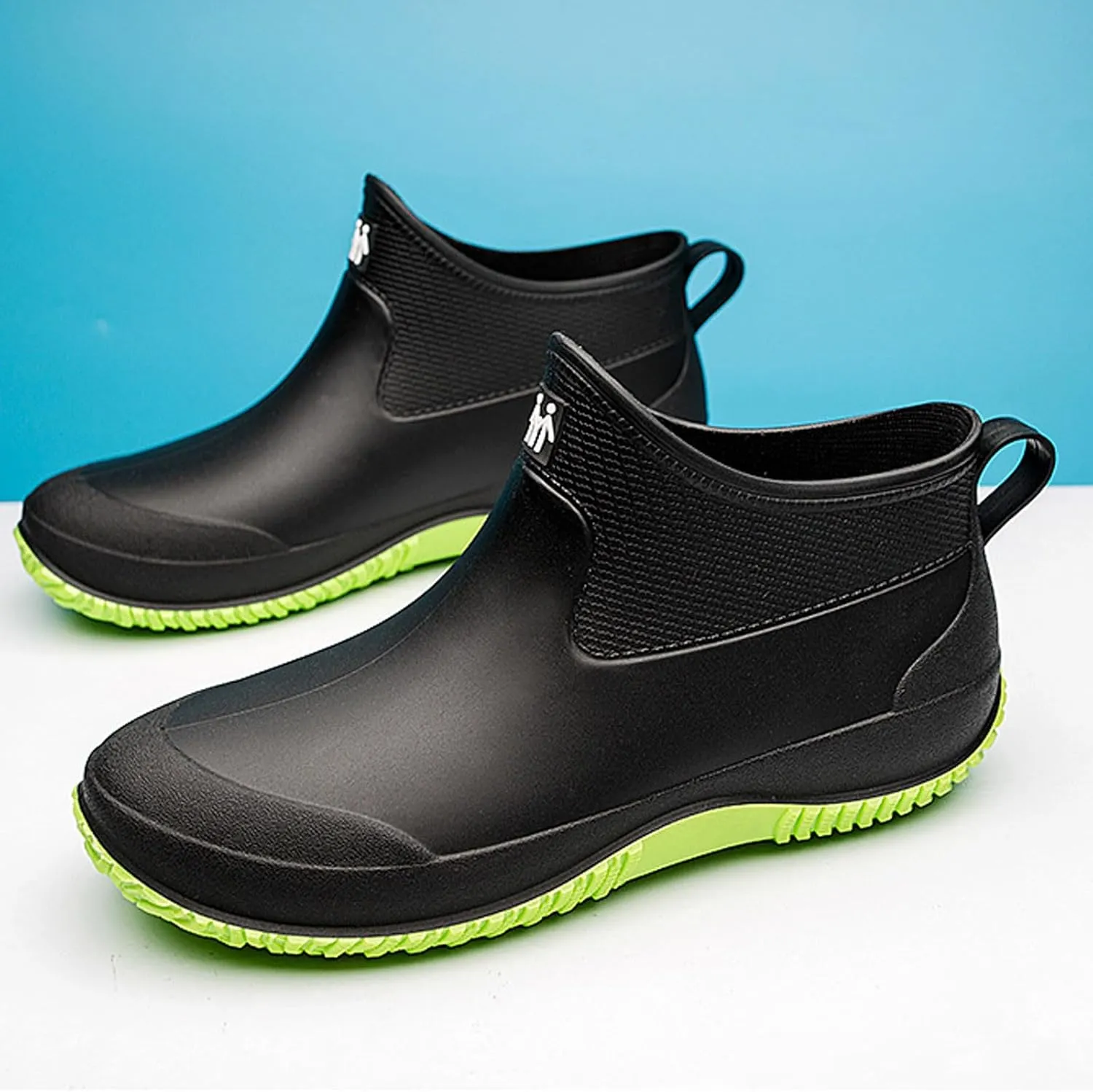 Slip Women's Rain Shoes Korean Version Solid Color Fashion Short Tube Women's Water Shoes Cute Shoes Women Boots