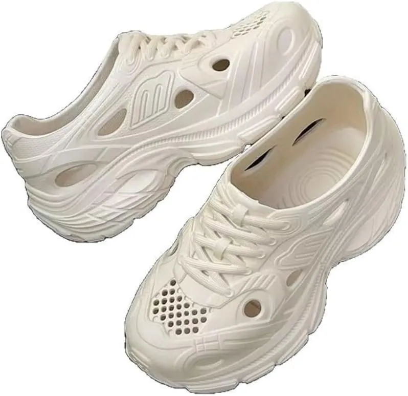 Summer Mesh Shoes for Women EVA Dad Shoes Platform Chunky Trendy Breathable Casual Sports Tennis Sneakers Kawaii Y2K for Girls Daughter Granddaughter Back to School Rave Travel Streetwear