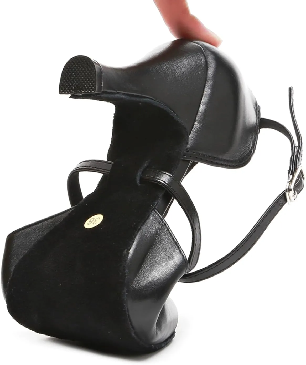 T-Strap Ballroom Dance Shoes for Women's Salsa Latin Tango Wedding Party