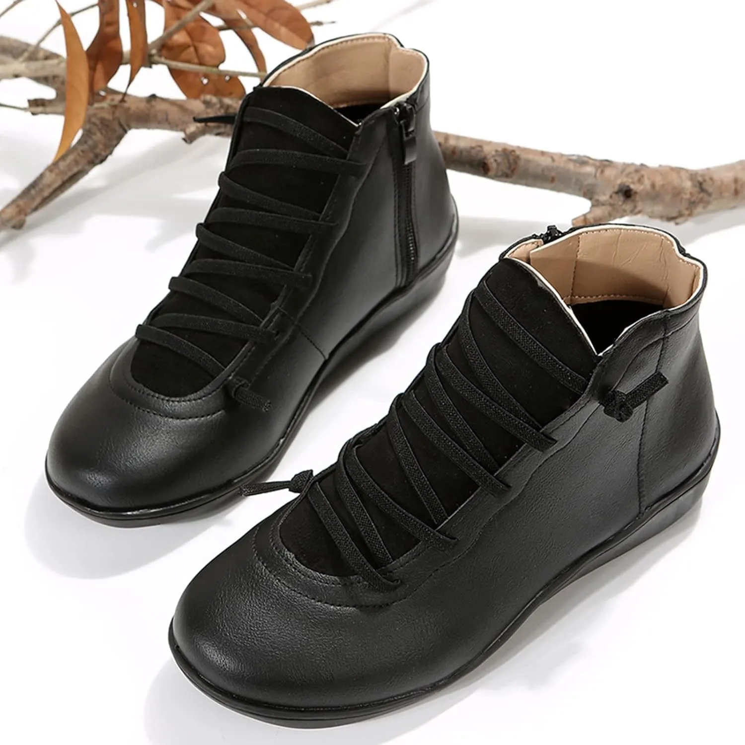 Tan Booties for Women Ladies Boots Heeled Ankle Boots for Women Womens Business Boots for Women Ankle Booties Extra Wide Width Walking Boot for Sprained Ankle Womens Small Left Foot