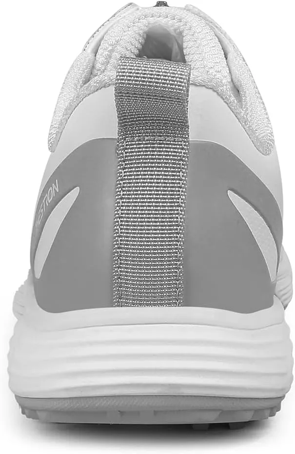 THESTRON Women Waterproof Golf Shoes Spikes Golf Training Sneakers Female Golf Footwears Zipper Golf Sports Shoes Women Walking Sneakers with Spikes Zipper