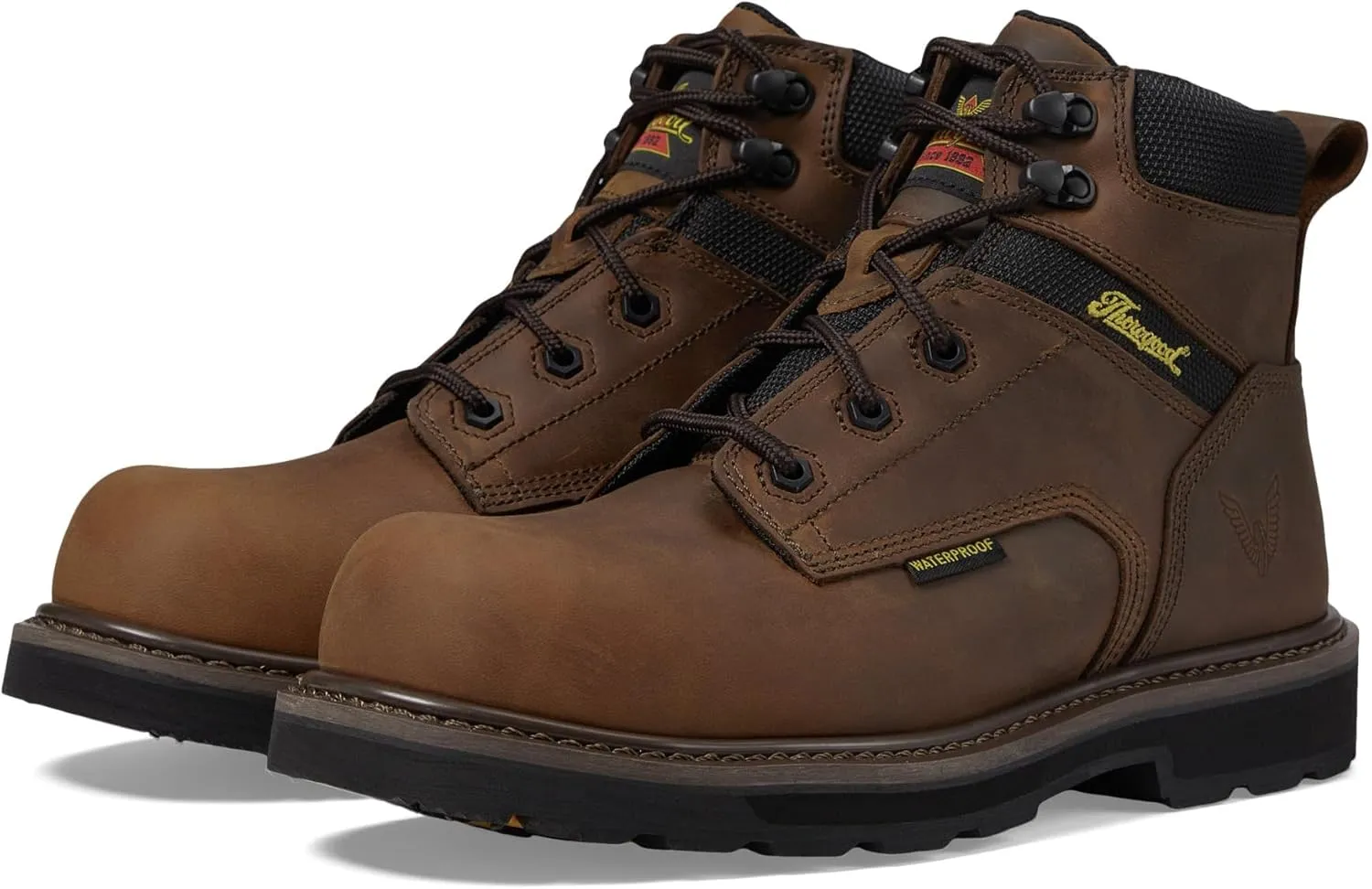 Thorogood Men's Jobsite Series 6" Waterproof Safety Toe Hiking Shoes/Boots