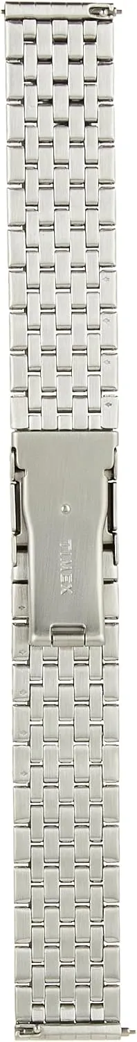 Timex 20mm Stainless Steel Quick-Release Bracelet  Silver-Tone with Deployment Clasp