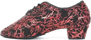TINRYMX Boys/Men lace-up Dance Shoes Kids Ballroom Dance Practice Shoes Low Heel for Latin Tango Salsa Dance Performence Training