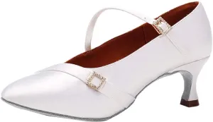 TINRYMX Tango Shoes Ballroom Dance Shoes Latin Dance Shoes Women Closed Toe Character Dance Shoes,KC1009
