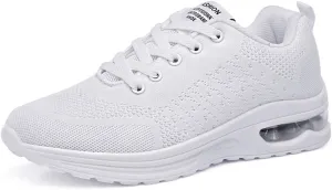 TINRYMX Women Modern Dance Sneakers Jazz Shoes Lace up Air Cushion Ballroom Practice Dance Shoes Walking Shoes,Model-LYX5066