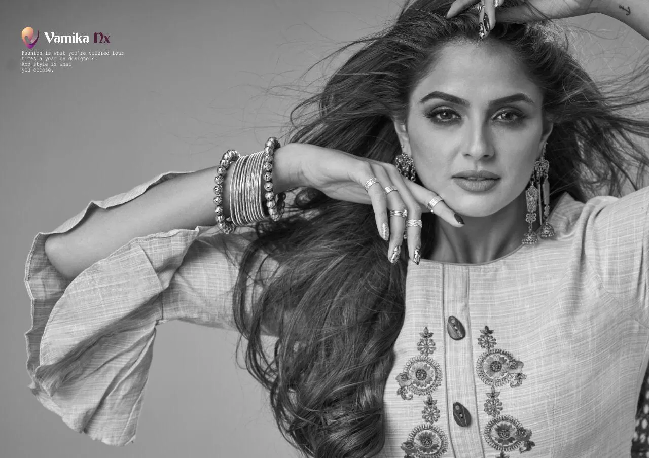 Vamika Nx Presents Rosy Cotton Casual Wear Kurtis Collections