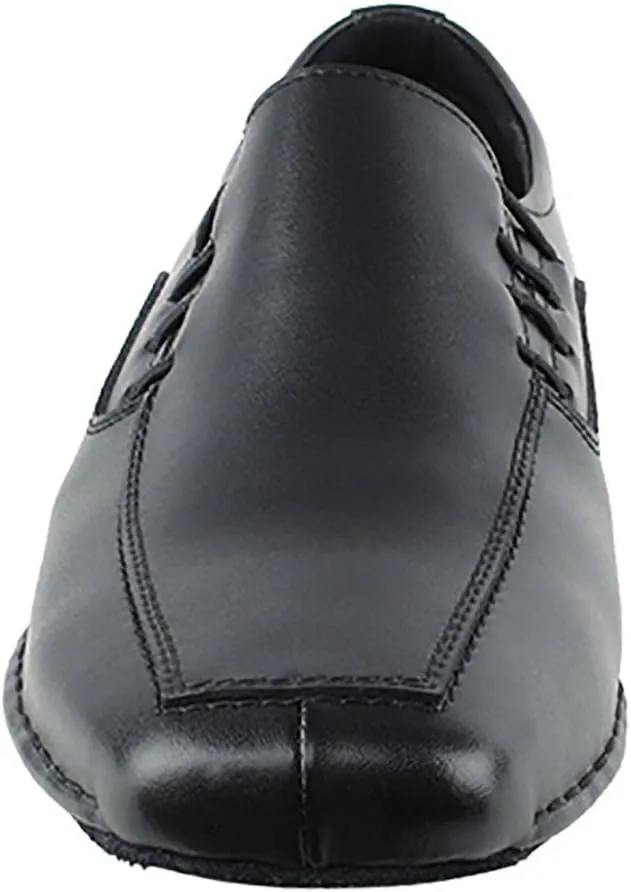 Very Fine Ballroom Latin Tango Salsa Dance Shoes for Men SERO102BBX Leather - Flate Heel