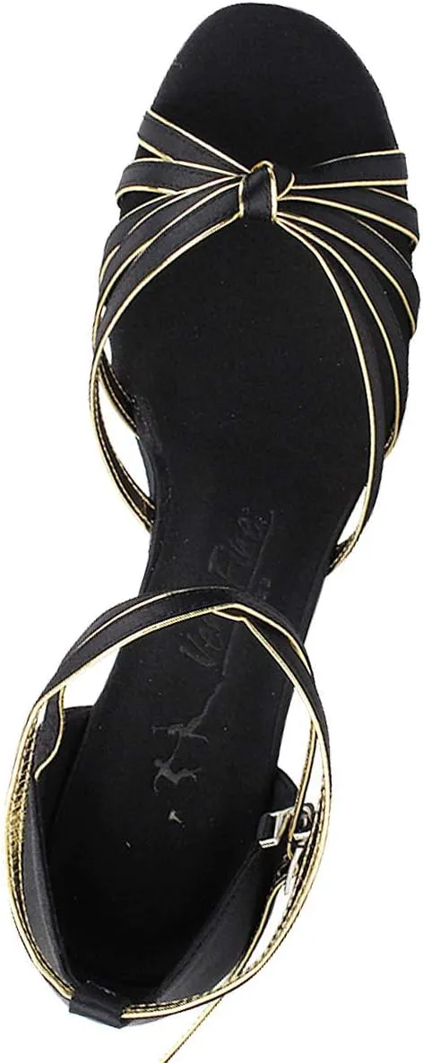 Very Fine Dance Shoes (Bundle of 5) Women's Ballroom Dance Shoes Salsa Latin Practice Sera7043EB 1.2" Heel