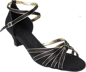 Very Fine Dance Shoes (Bundle of 5) Women's Ballroom Dance Shoes Salsa Latin Practice Sera7043EB 1.2" Heel